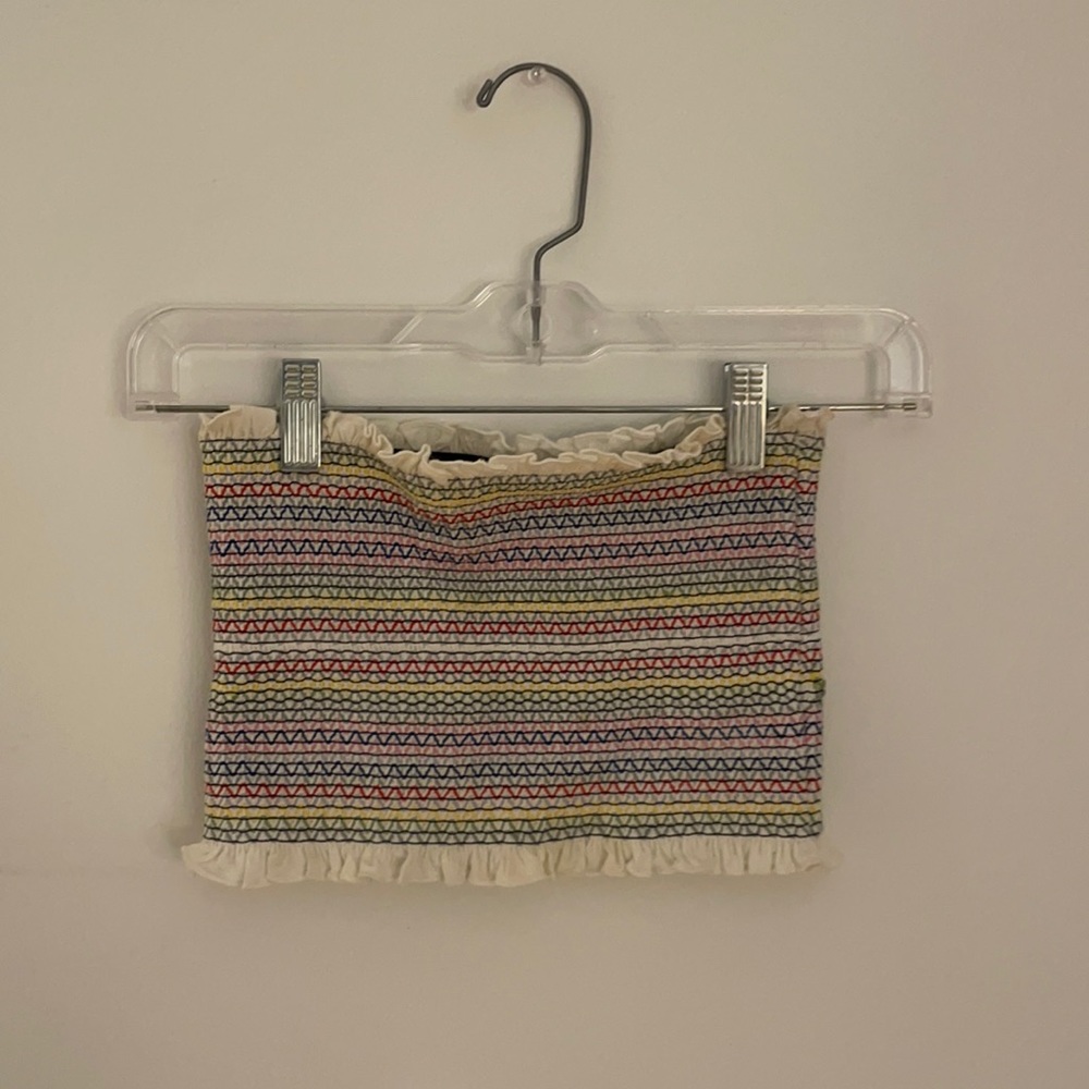 Rainbow tube top